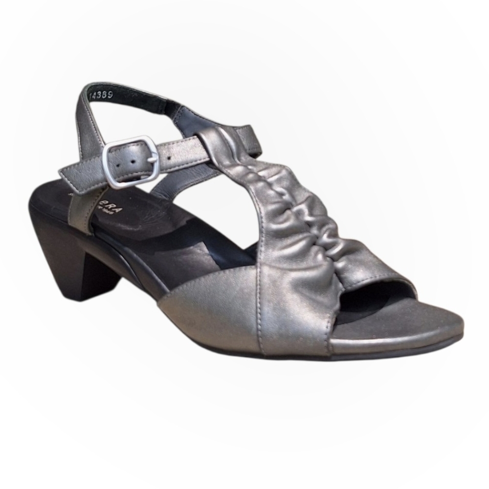 Ziera Delta Sol Pewter Sandals 41 WIDE EU Size 10.5W US